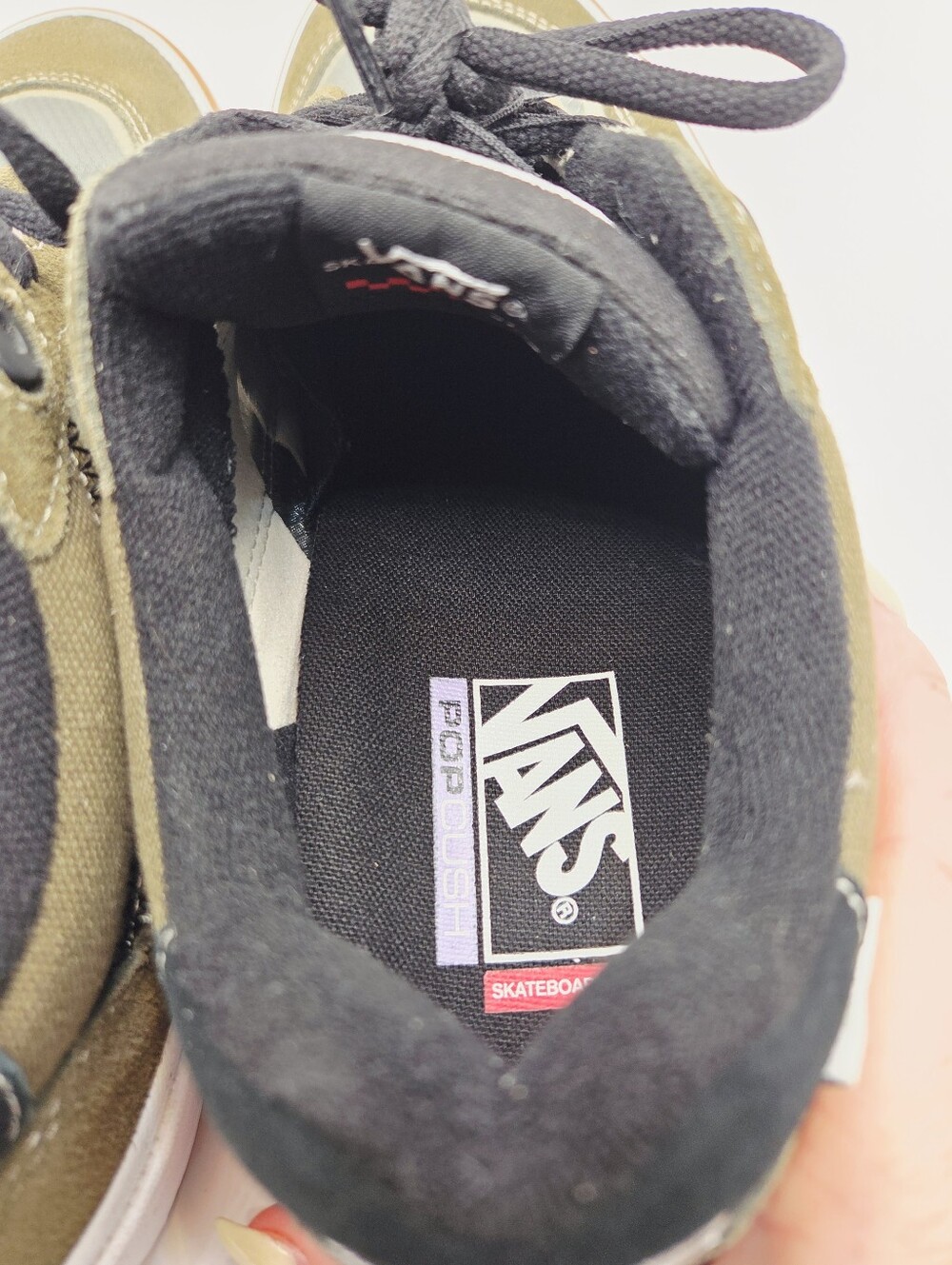 VANS Wayvee Camo Mens Size 9 Dark Olive Skateboarding Casual Sneakers - Picture 8 of 8